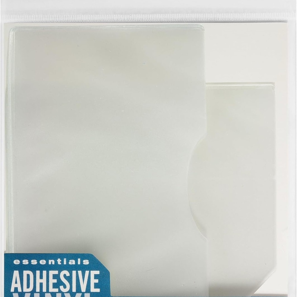 Brand New Set of 6 stick-on Adhesive Vinyl Pockets Journals Planners Students